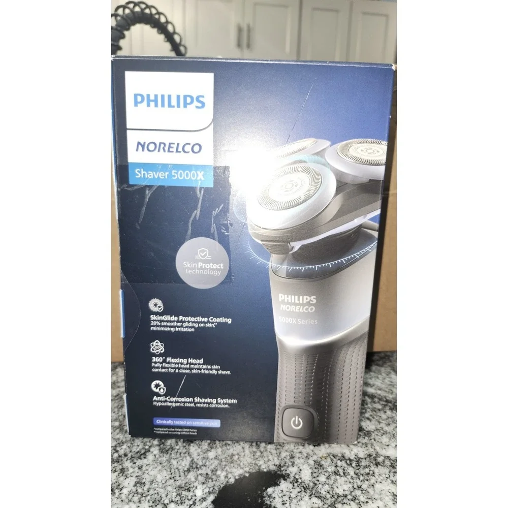 Philips Norelco Shaver 5000X Series Electric Razor Model X5004 No Charger Black